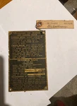 Nos Original Nomenclature Data Plate Ford Motor Seep Jeep G504 GPA-1701629-B. Fixed Price $2775.00.