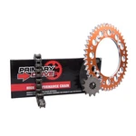 Primary Drive Chain And Sprocket Kit - Aluminum REAR/428 Orange. Fixed Price $81.75.