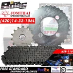 Jt Black Chain & Sprocket Upgrade Kit For Ksr, New KSR-110 420-14-32-106L. Fixed Price $95.00.
