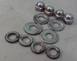 Rear Shock Mount Nuts Washers For Kawasaki Vulcan Vn 1500 Fi 1996 - 2001. Fixed Price $12.49.
