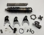 Gear Shift Forks,drum,shafts,plate Stopper, Rod Oem Yamaha 1978 XS750SE. Fixed Price $29.99.