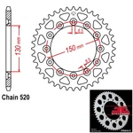 Sprockets Steel Rear - 46T JTR245/2.46. Fixed Price $33.90.