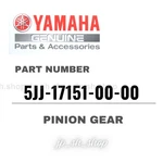 Yamaha Genuine Oem Parts Pinion Gear 5JJ-17151-00-00 For FZ1. Fixed Price $132.57.