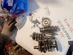 1980? Kawasaki Kdx 175 Transmission Gearbox/shift Forks/shift Drum. Fixed Price $74.99.