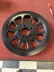 Harley Davidson Genuine Dyna Black Belt Pulley 66T-1-1/8 40374-07. Fixed Price $166.00.