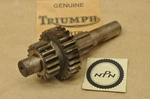 Oem Nos Vtg Triumph 1960-1965 T20 Tiger Cub Gear Box Lay Shaft 17T 25T T1591. Fixed Price $99.99.